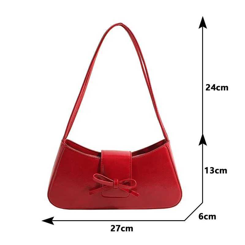 High-Grade Sense Retro Women Underarm Bag 2025 Spring New PU Leather Lady Commuter Shoulder Bags Solid Small Handbags for Women Y250528