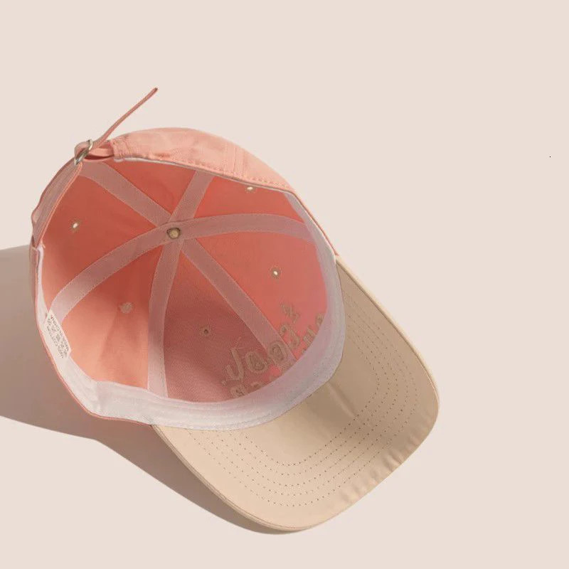 Contrasting Color Children Baseball Hat Kids Sun Shading Duck Tongue Cap Fashion Embroidery Baby Duckbill Hats 2-7Year Boys Girl 250528