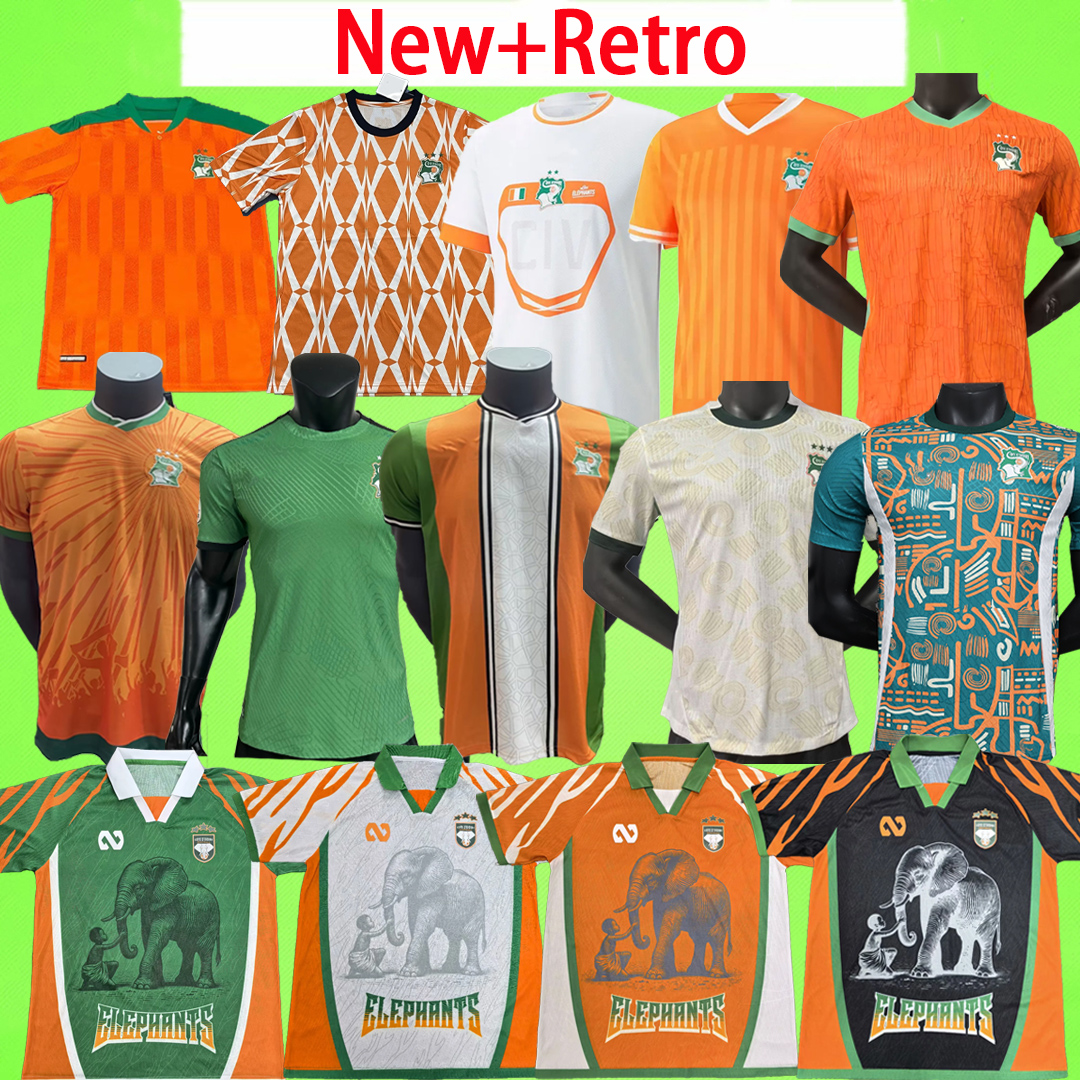 Cote D'ivoire 2024 2025 2026 Cote d Ivoire Soccer Jerseys ivory coast KIDS KIT 24 25 26 27 football shirt T home away Uniform fans player version special kit