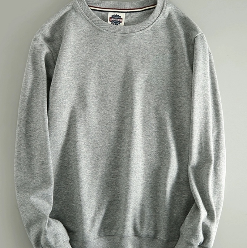 Sleek Mens Plain-Colored Sweater Unisex Design with Multiple Options & Personalized Logos Ideal for Daily Outfits