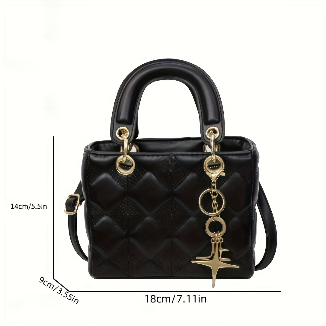 New Exquisite Women's Small Square Super Popular Textured Socialite Party Evening Handbag Versatile Stylish Shoulder Crossbody Lipstick Bag Coin 