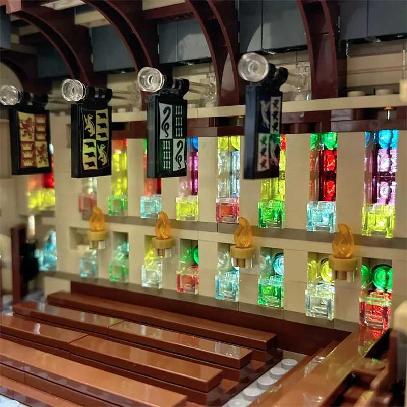 6020PCS Magic Castle Building Blocks Small Particle School Model Bricks Sets Assembly Educational Toys Birthday Christmas Gifts Z250528