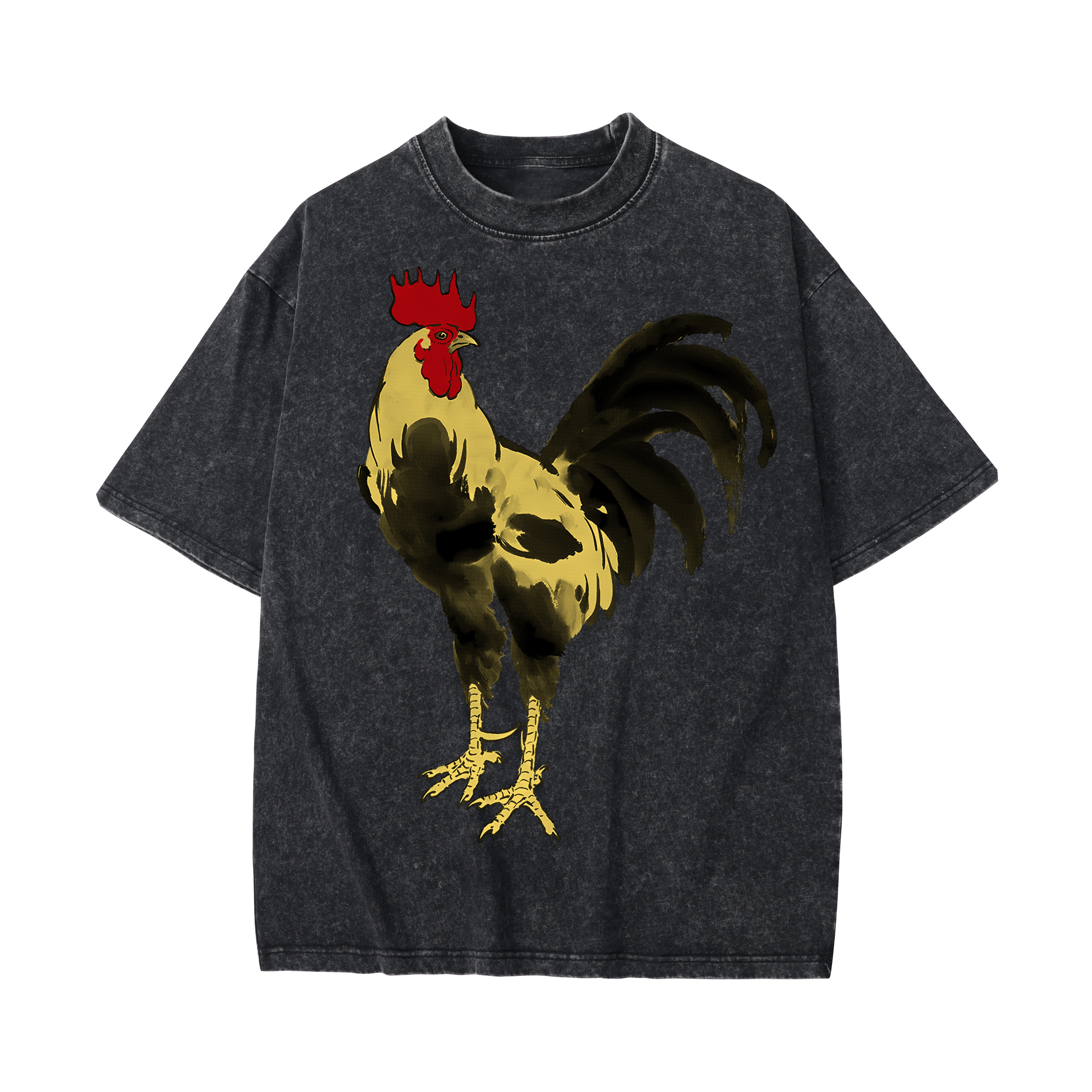 T-shirt men's top designer cotton T-shirt The Golden Cockerel short sleeved clothing high-quality fashionable T-shirt
