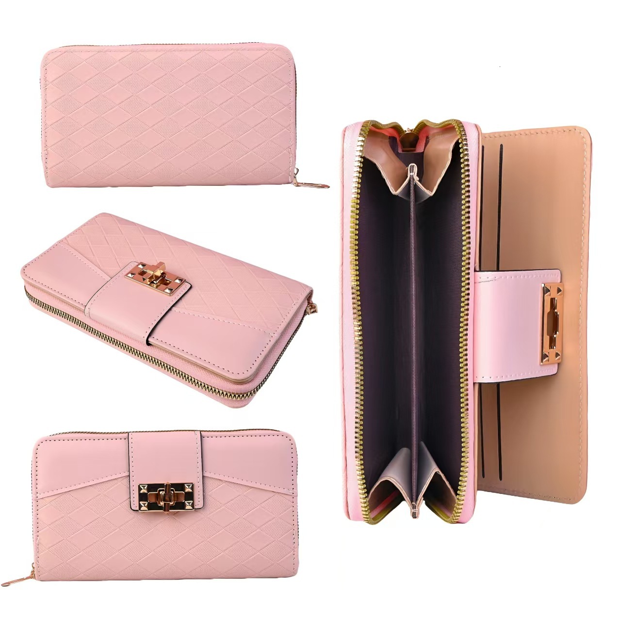 New Women's Wallet Long Style Fashionable Multi functional Multi card Slot Fashionable Elegant Korean Coin Wallet Designer Men's Wallet