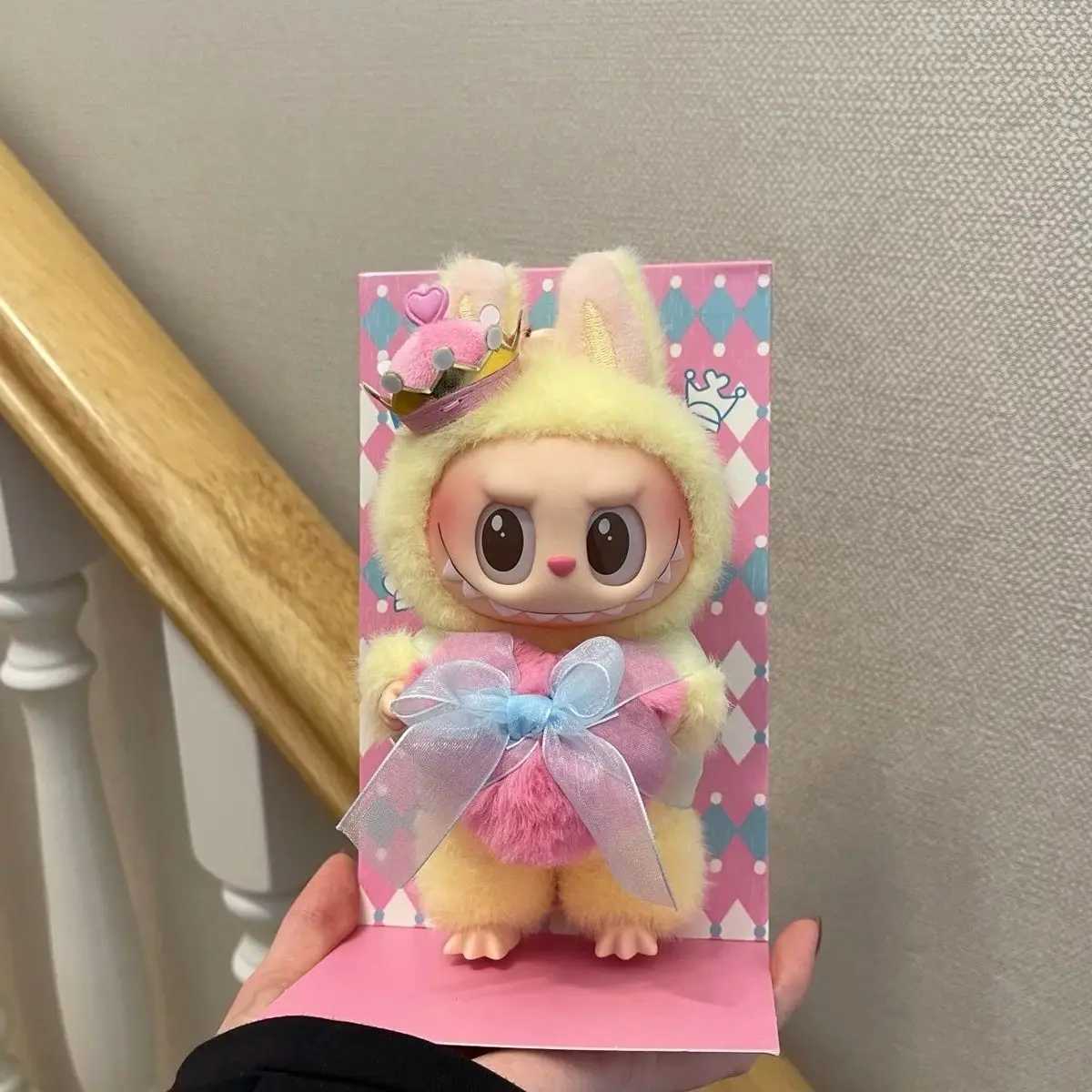 New Hot 17cm Labubu V3 The Monsters LetS Checkmate Series Vinyl Doll Figure Chess Keychain Bag Pendant 1 1 X250528