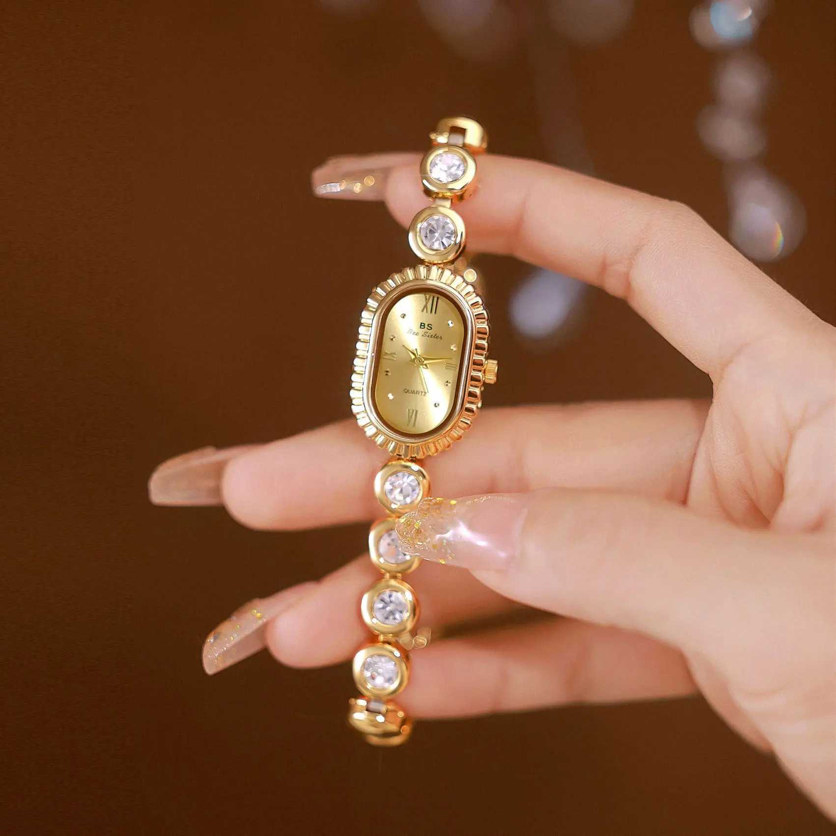 Ladies Watch Vintage Luxury Jewelry Bracelet Watches Elliptical Temperament Waterproof Women Fashion Quartz Clock Wristwatches XJ250527