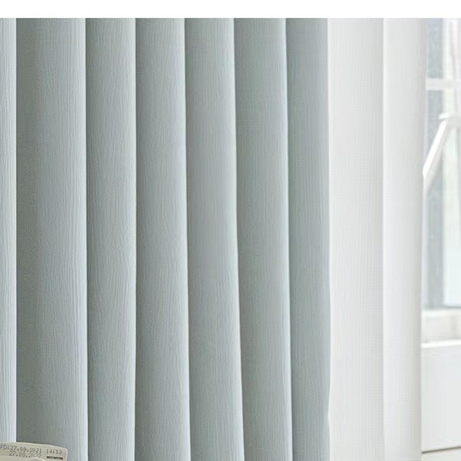 A667 factory direct sales hotel school hospital rental house engineering curtain high shading Shaoxing curtain cloth custom wholesale