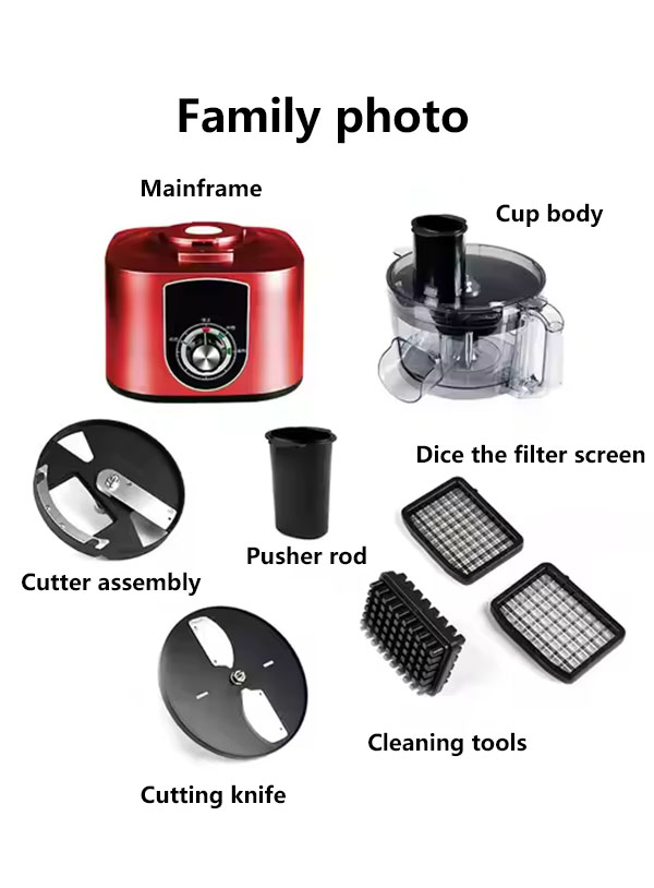 Granular electric slicing and cutting machine, vegetable carrot and potato cutting machine, taro slicing machine, granulator, commercial catering, mil