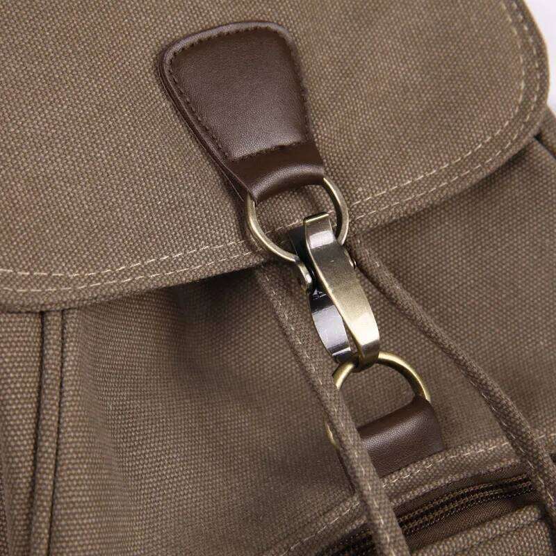 Women Canvas Backpack Female Vintage Pure Cotton Travel Fashion Drawstring Laptop School Bags Shoulder Bag For Teenage Girls