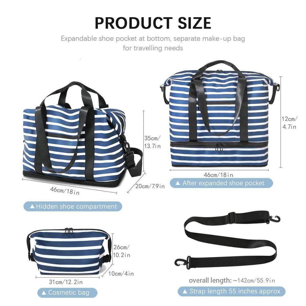 New Fashion Lage Bags Travel Big Duffle Weekend Shoulder Bag Large Tote Handbag