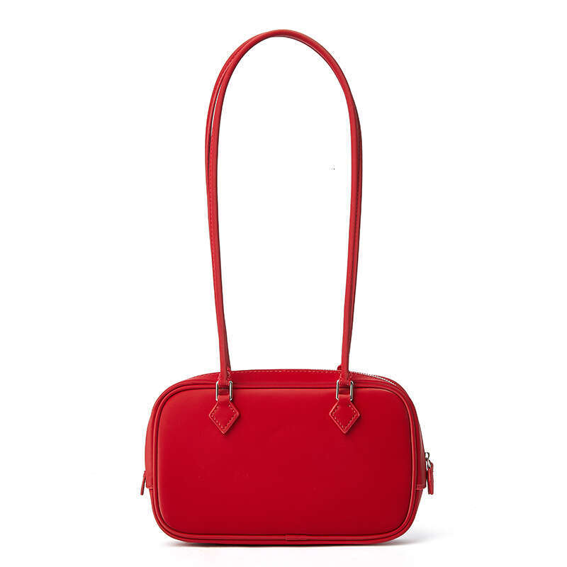 Korean Style Niche Handbag 2024 New Genuine Leather Women's Satin Cowhide Casual Large Capacity Shoulder Crossbody Bag for Women