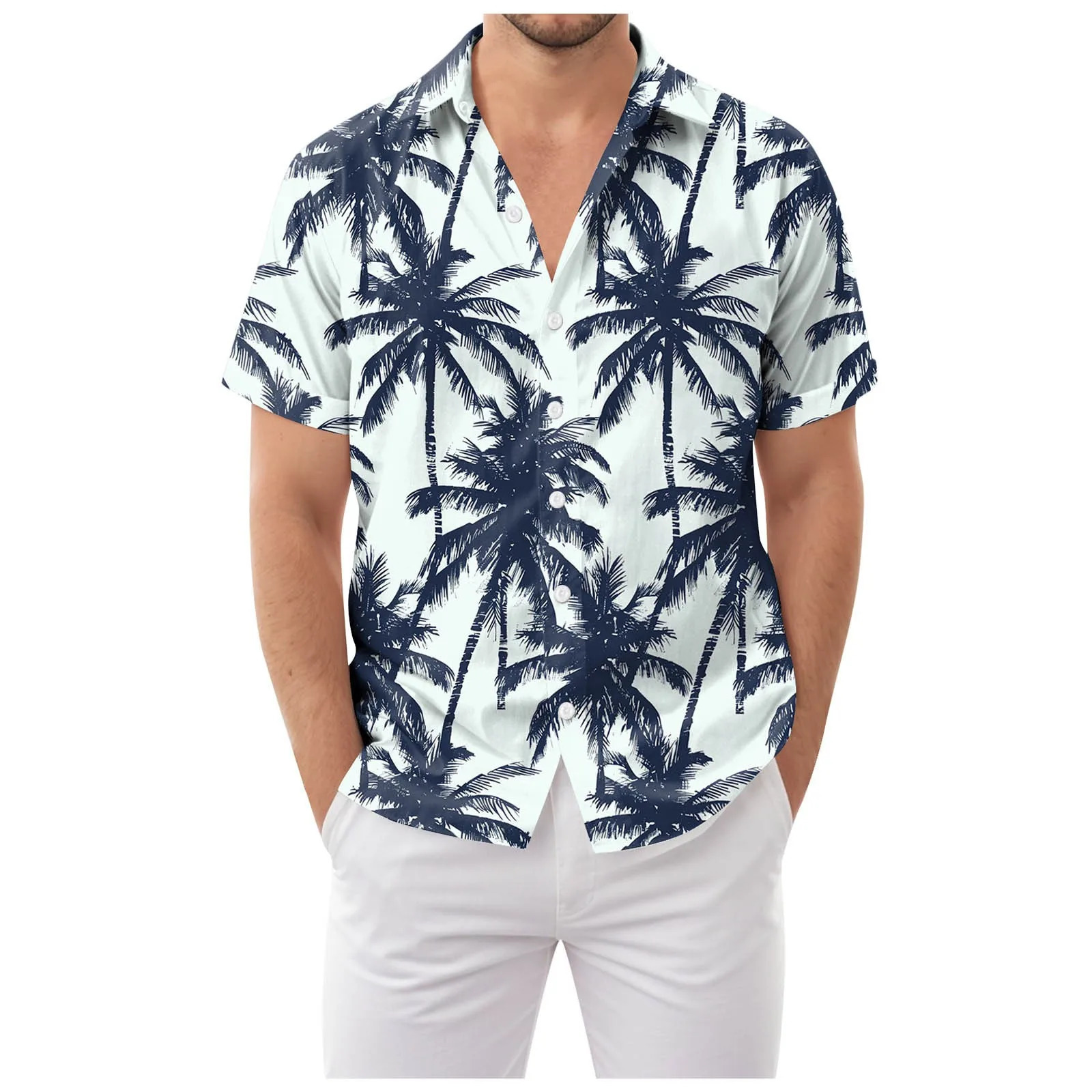 Hawaiian Cartoon Printed Male Shirts Holiday Beach Tops Blouse Mens And Womens Sports And Leisure Fashion Simple MenS Clothing 250527