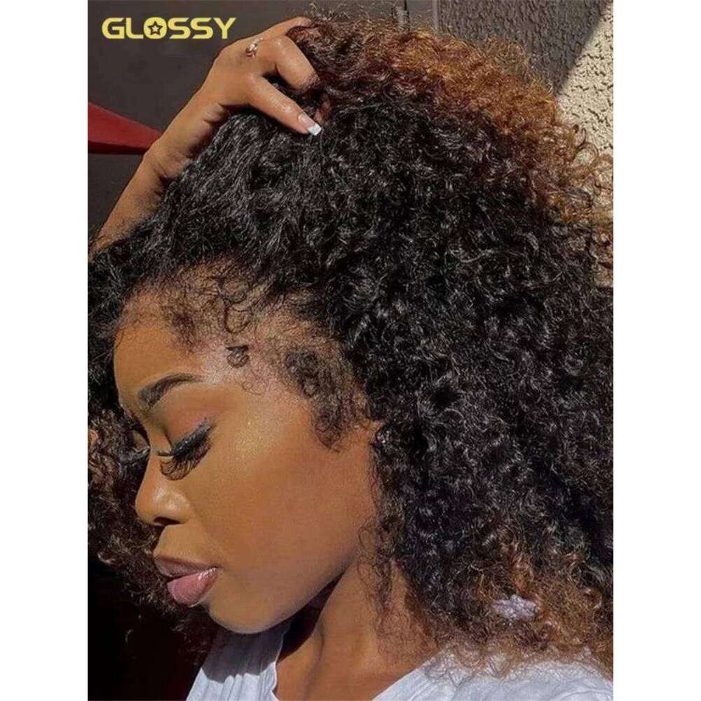 13x6 Hd 250 Density Afro Kinky Wig 100% Human Hair 13x4 4c Edges Frontal Deep Wave Curly Lace Front Wigs For Women on sale
