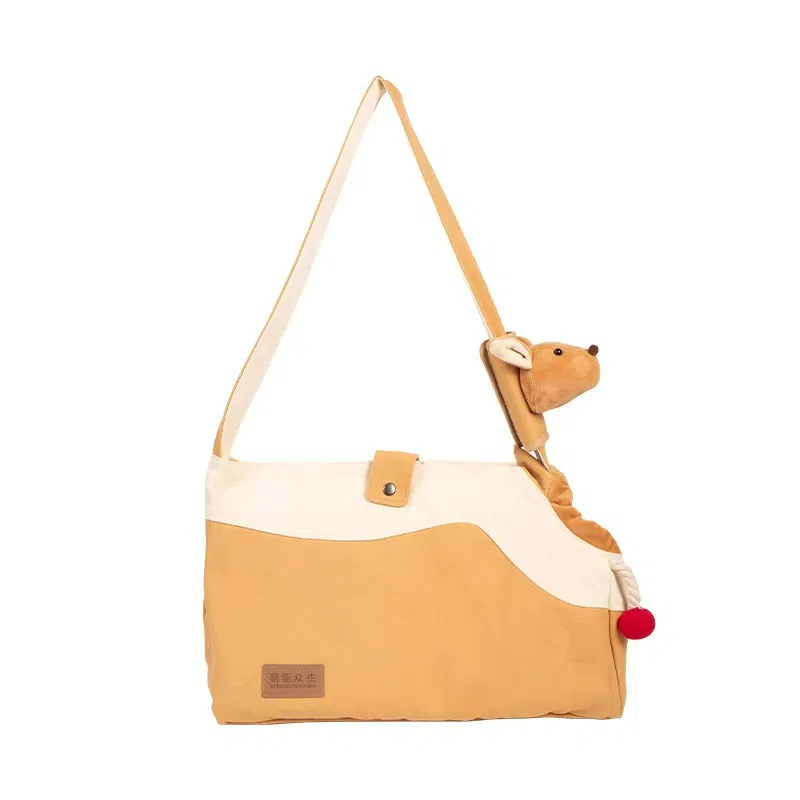 Pet Shoulder Bag Cat and Small Dog Bag Portable Outdoor Messenger Bag