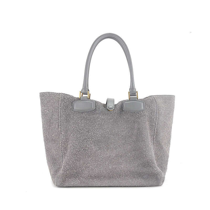 for Women New Genuine Leather Large Capacity Tote High-end Fashion Xiangfei Velvet Matte Handbag Crossbody Bag