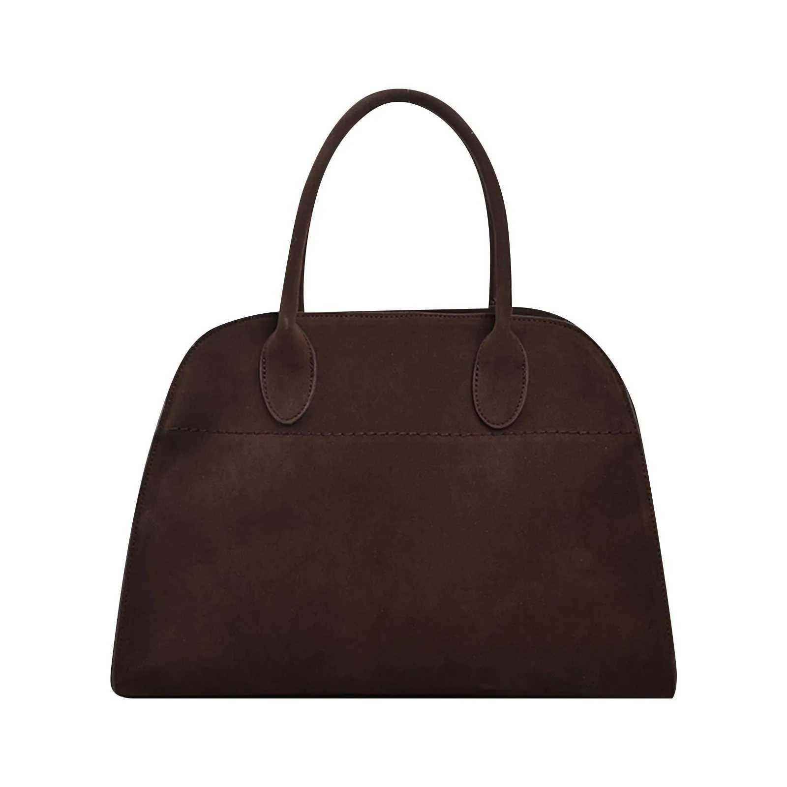 2025 Womens Suede Faux Leather For Women Vintage Top Handle Bag Fashion Retro Shoulder Satchel Bag Y250528