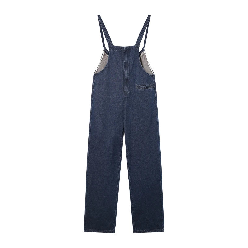 MEXZT Denim Overalls Women Streetwear Jumpsuits Vintage Sweet Wide Leg Suspender Pants Preppy Bow Bandage Strap Jeans Trousers 250523