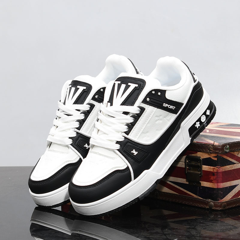Hot Selling Men Women Fashion Casual Shoes New Breathable Athleisure Comfortable Shoes Trendy Versatile height increase Shoes Black Pink size 35-44 Fr