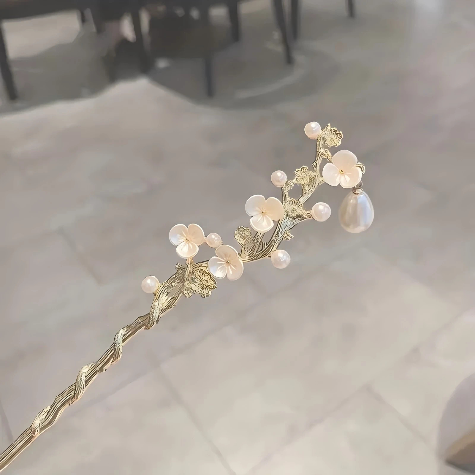 Sweet Romantic Chinese Style Hairpins Fashion Versatile Hair Accessories Jewelry Flowers Girls Hairpin 250519