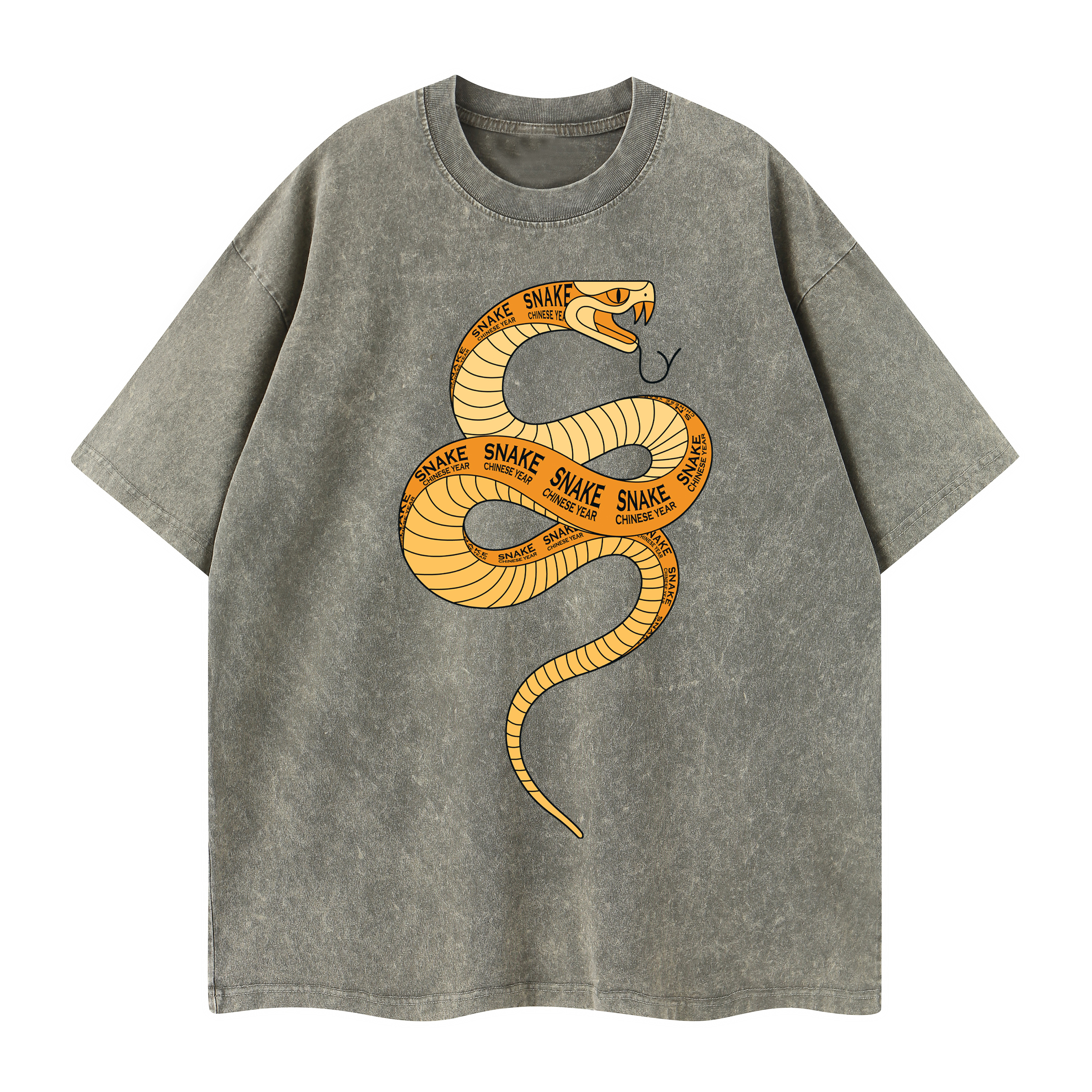 T-shirt men's top designer cotton T-shirt power Golden Python sleeved clothing high-quality fashionable T-shirt