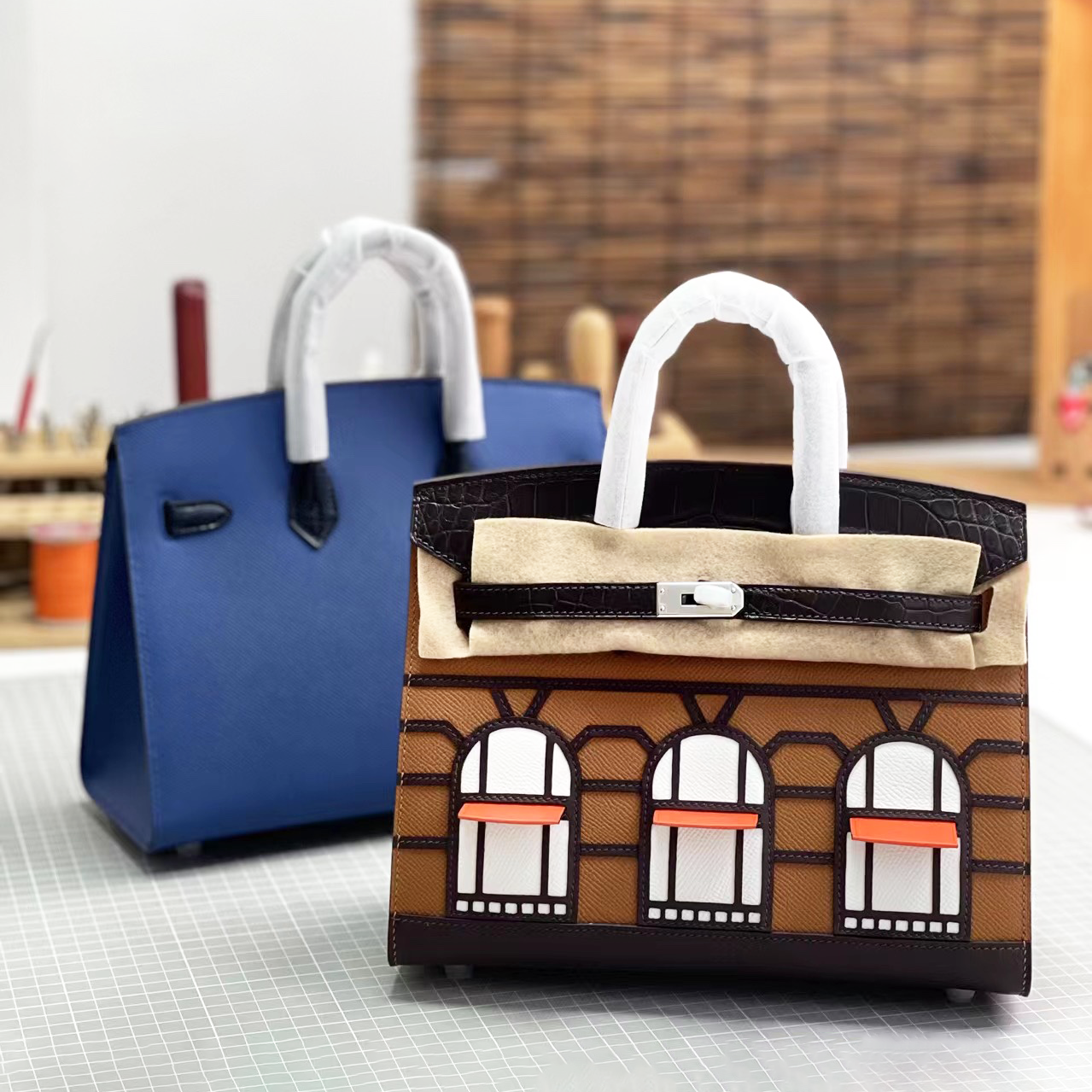 Womens leather mens satchel Clutch house Bag Luxurys Crocodile patterned Shoulder CrossBody Designer Bag Tote lady handbags fashion Top handle duffle bags with box