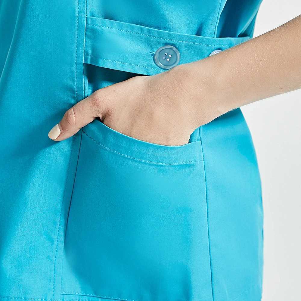Nurse Scrubs Tops Women Workwear Beauty Sn Work Clothes Spa Uniform Scrub Shirt Surgical Tops Clinic Uniform Dentist Overalls X250528