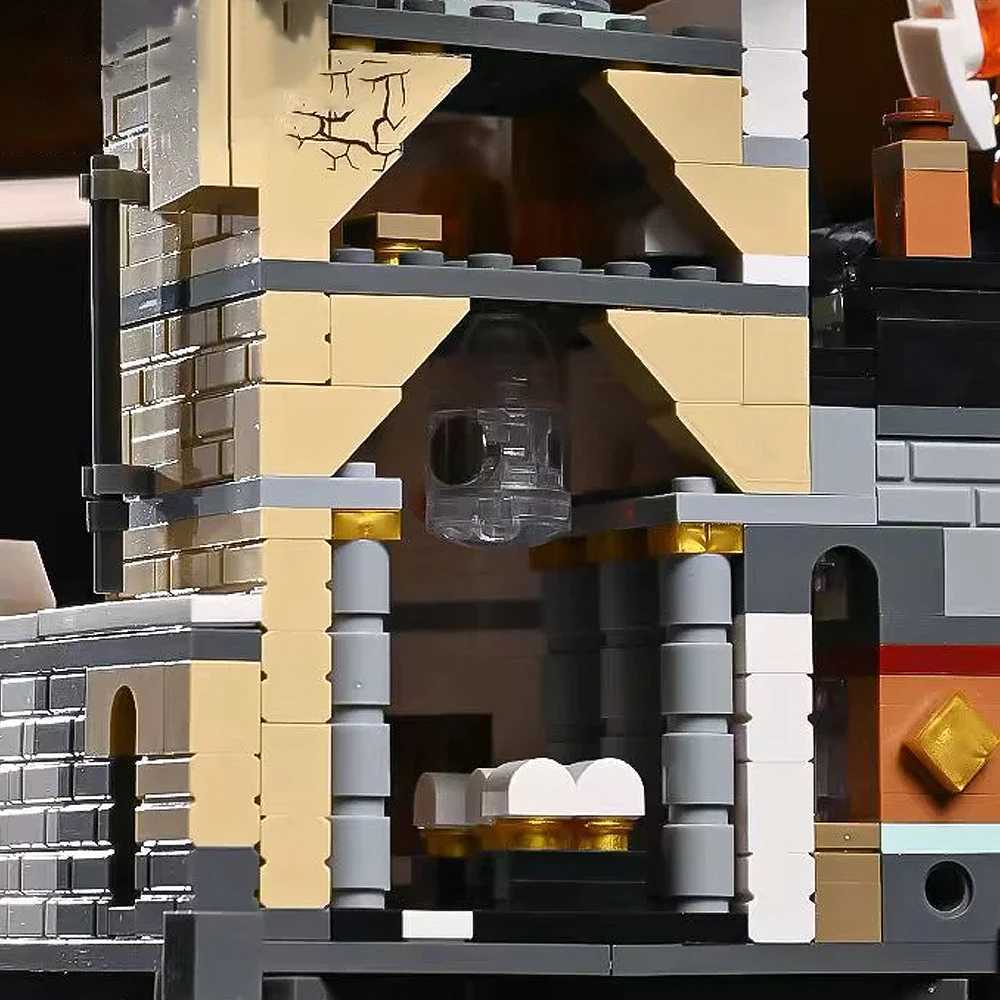 In stock Magic world Ghost Castle Architecture moc Building Block model street view Educational Toy Gift 1056pcs 71043 Free shipping