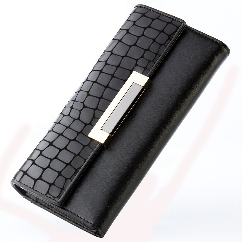 Free Shipping Designer Leather Wallet Women's Long Cowhide Long Handbag Fashionable Wallet High-quality Large Capacity Multi Slot Card Bag Mobile
