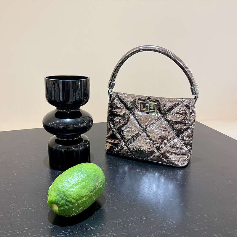 Niche Handbag New Simple Women's Top Layer Cowhide Square Bag Fashion Versatile Shoulder Crossbody
