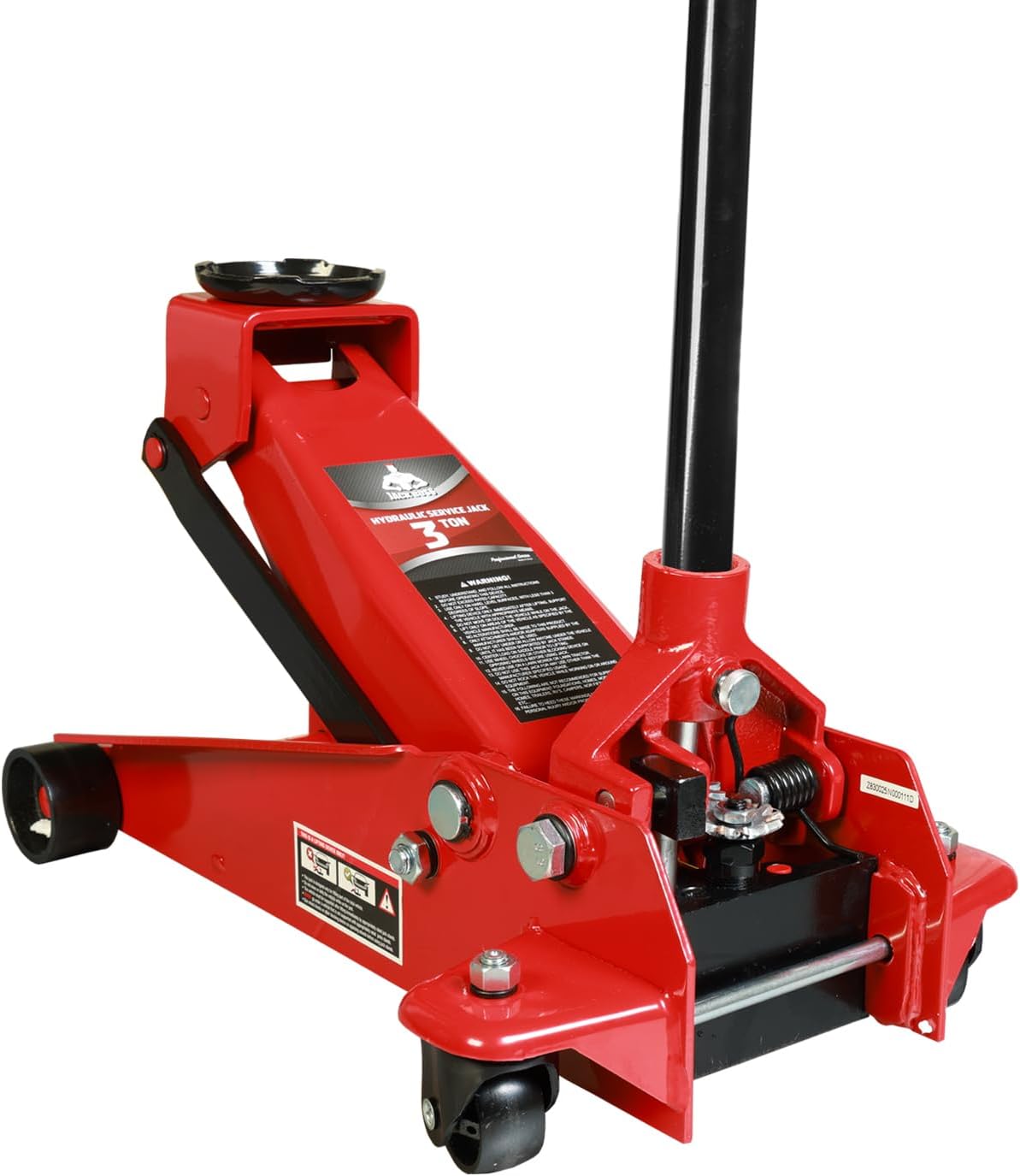 Floor Jack 3 Ton Capacity Fast Lift Service Jack Steel Heavy Duty Hydraulic Car Jack