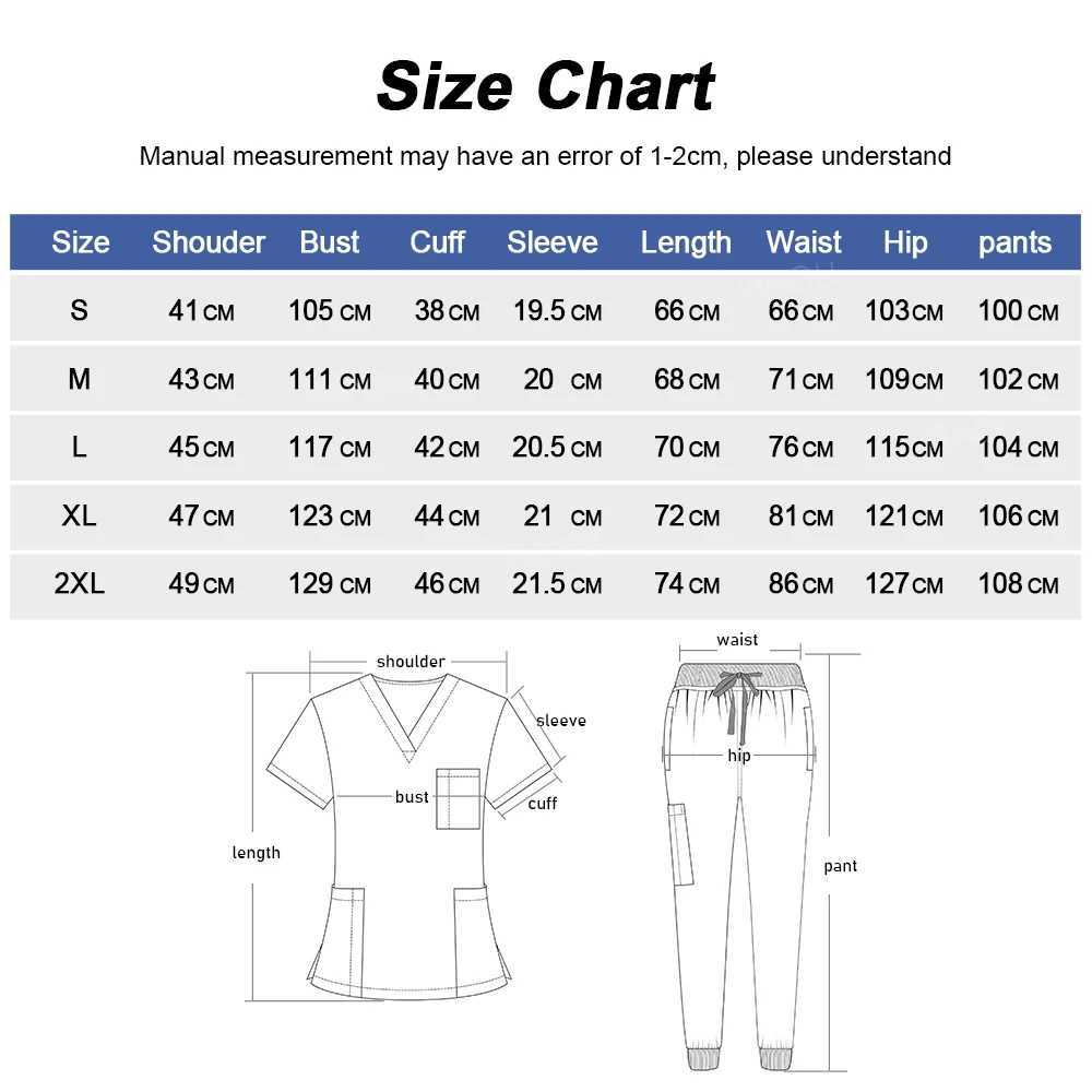 Nurse Uniform Hospital Accessories Surgical Dental Veterinary Work Wear Medical Nursing Healthcare Pharmacy Scrub Suit X250528