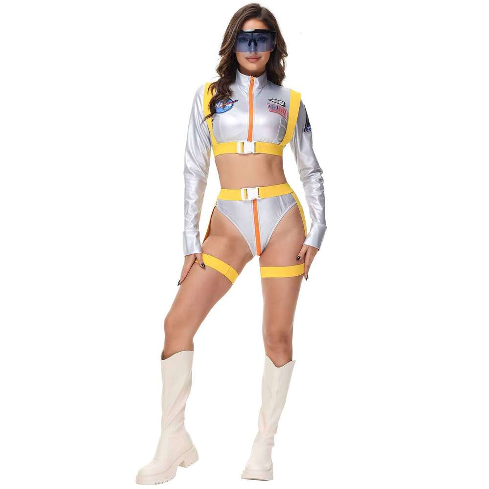 Carnival Party Three-Point Space Suit Cosplay Astronaut Costume Sexy Underwear Uniform