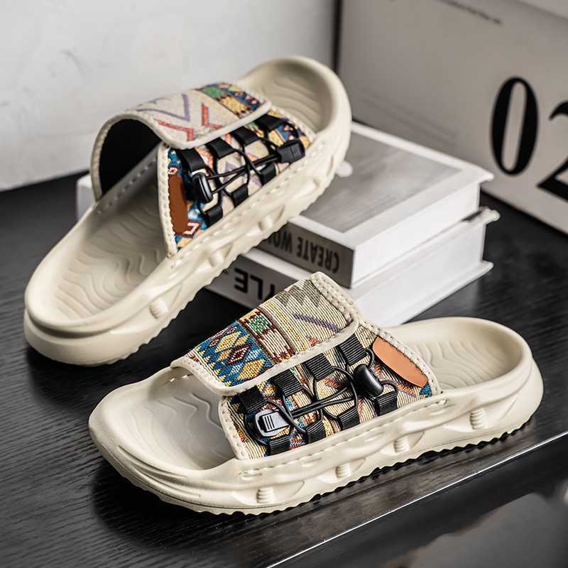 Mens Summer Plus Size 36-45 Fashion Couple Slide Flip Foldable Casual Shoes Sapatos Mascino Y250301