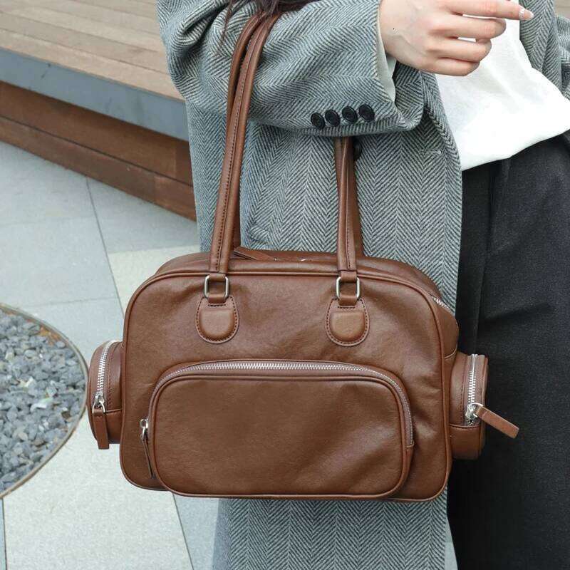 Genuine leather fashion Women's shoulder Designer high quality leisure large capacity ladies bag