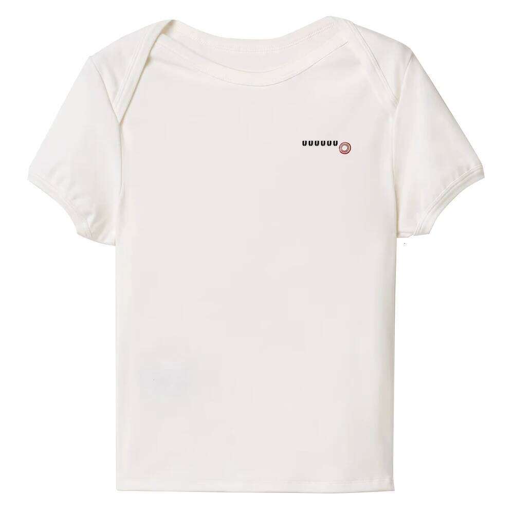 Women's Wear Small Letter Shoulder Elastic T-Shirt #T2144