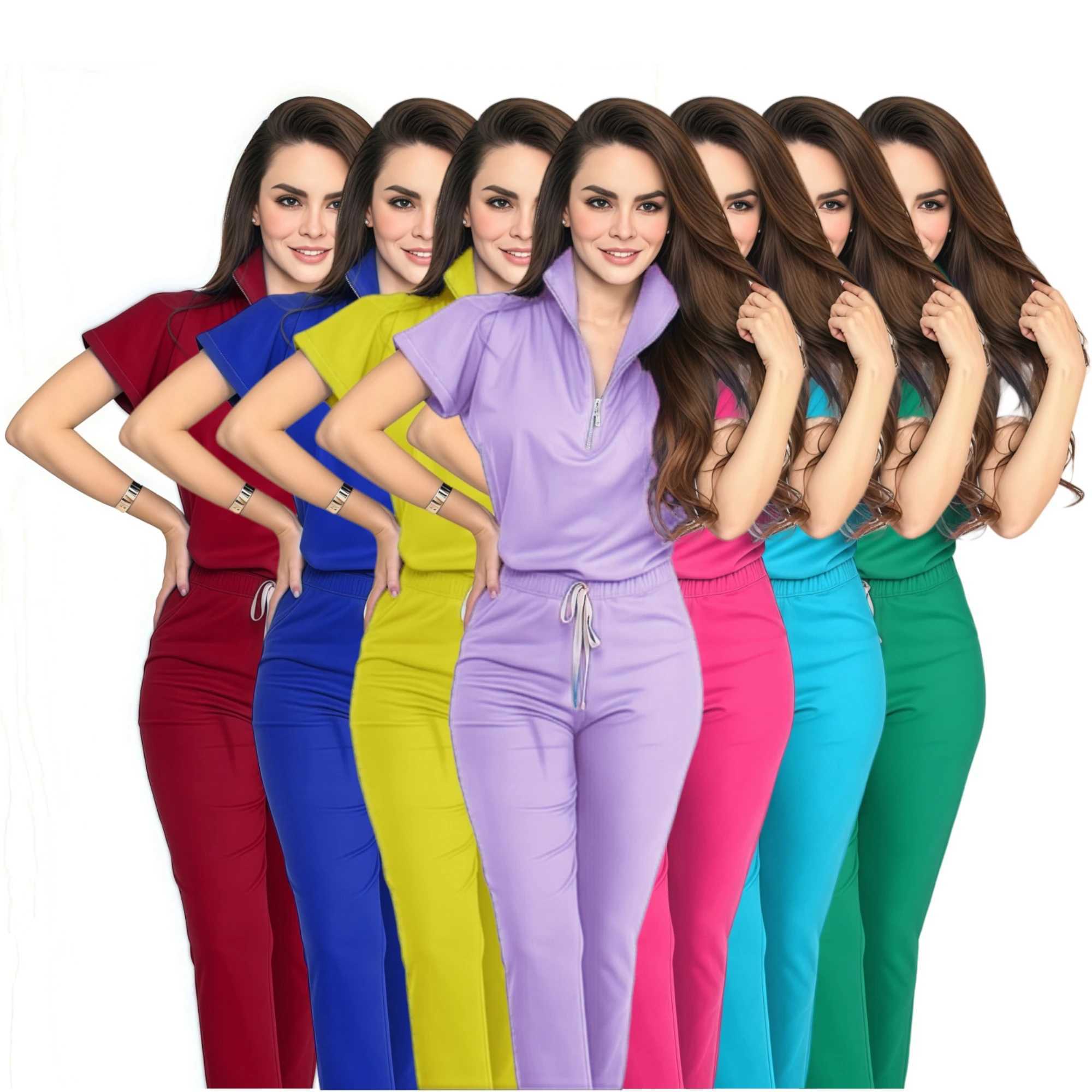 Dental Clinic Nursing Uniform Sets Short Slve Medical Scrubs Uniforms Women and Men Surgical Hospital Uniforms Spa Workwear X250528