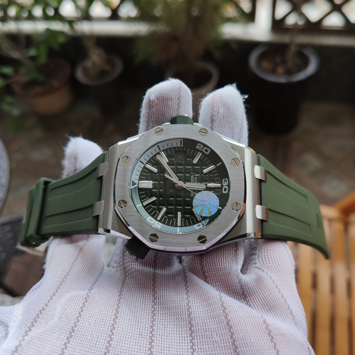 42MM man men's watch Diver 15703 15710 15707 top quality Bracelet 3120 automatic movement wristwatch waterproof sapphire crystal swimming watches dress casual
