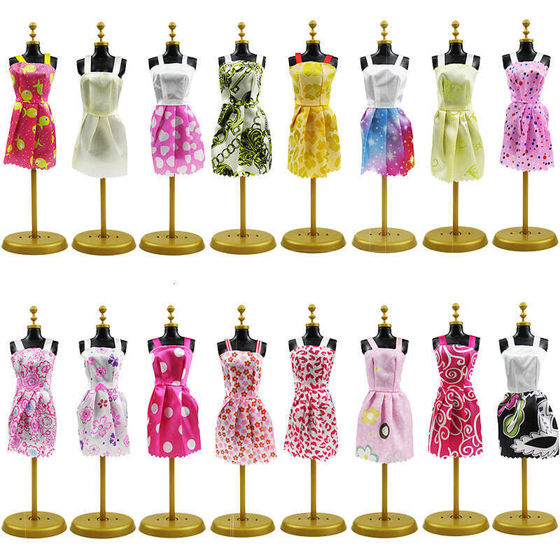 Bagged Dolls Half Pack Random Wedding Short Dresses Gowns Clothes Skirts 10 5 Pieces One Bag