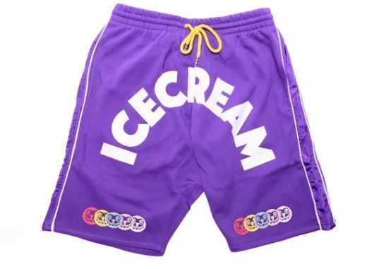 2025 Summer Hot Sale Ice Cream Arch ShortsPurple Quick Drying Quick Dropping Comfortable and Breathable 3D Printed Shorts X250528