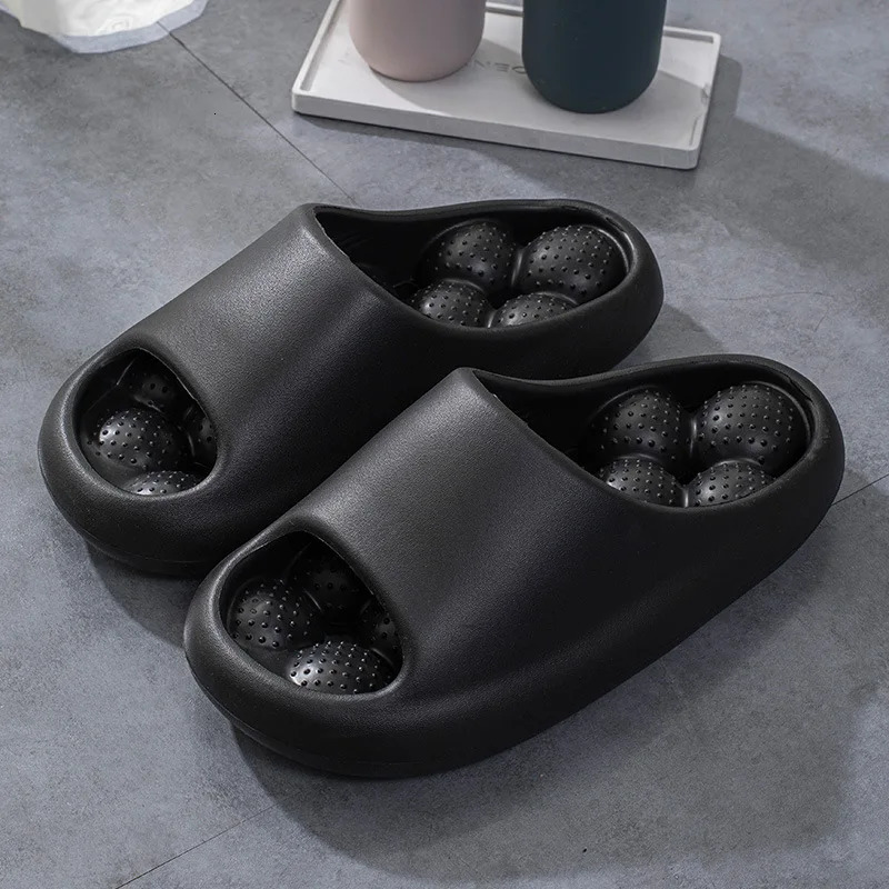 Gacimy Women Massage Slippers Indoor Non-slip House Bath Shower Slipper Comfort Soft Cloud EVA Slides Thick Sole Beach Shoes 250523