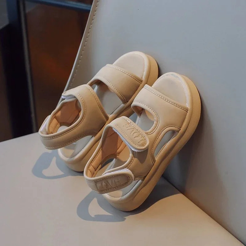 Summer Style Fashionable Comfortable Casual and Cute Girls Shoes Wear-resistant Non-slip Soft-soled Toe Sandals 250528