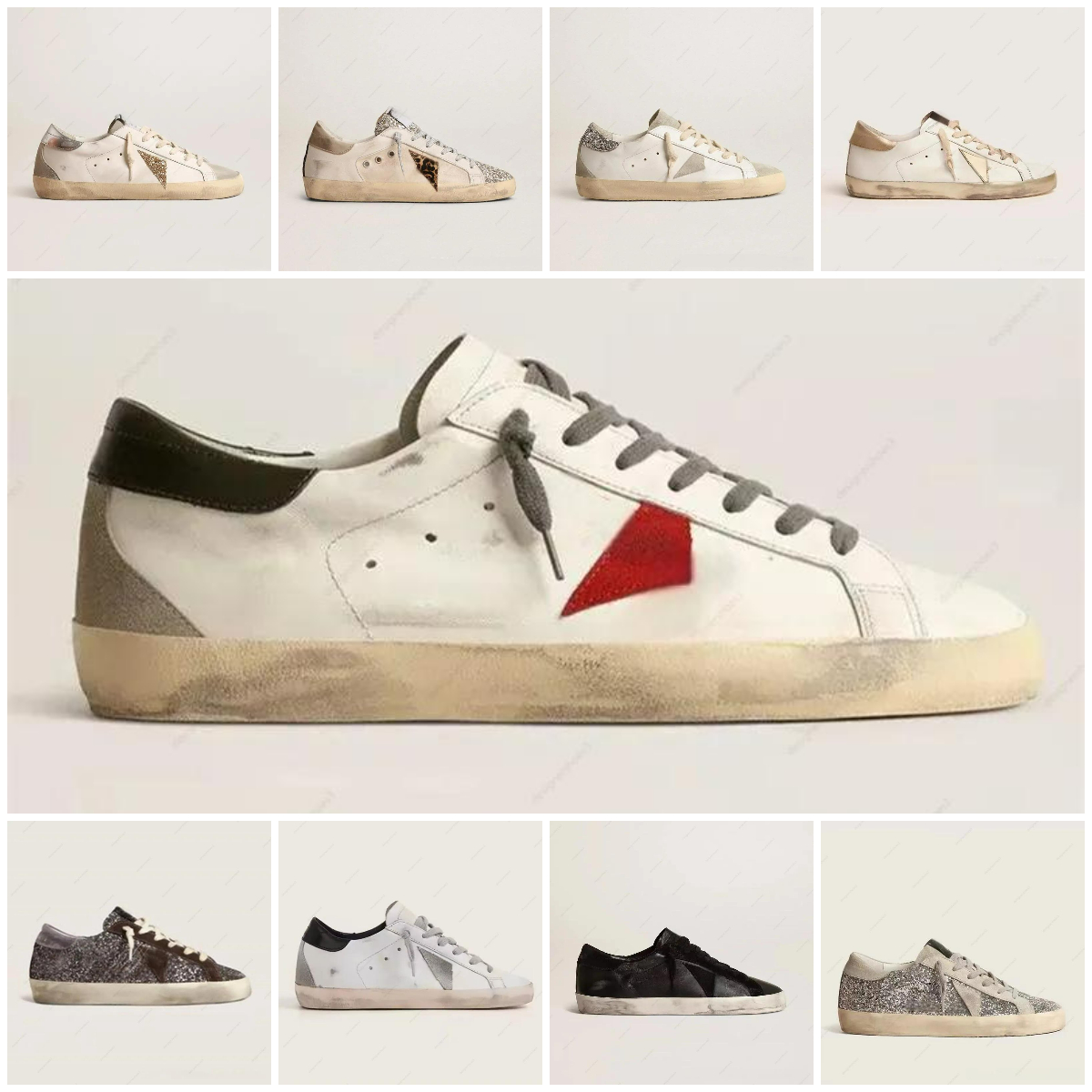 Designer casual shoes goldenstar goodegoose goos sneakerswomen hi star Italy luxury shoes sneakers sequin classic white do old dirty lace up man super star unisex