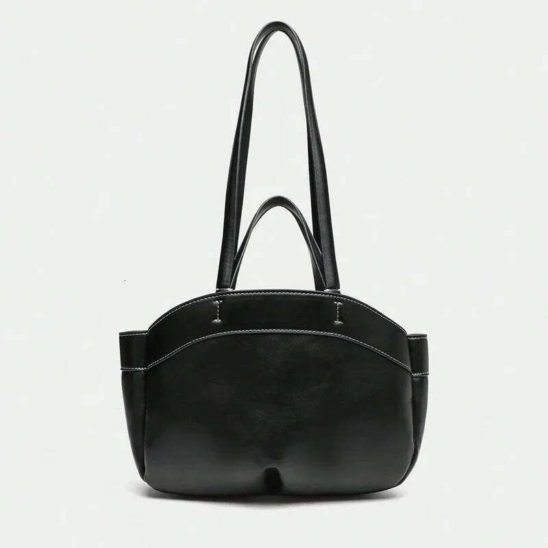 2024 Fashion Large Capacity Shoulder Designer Women's Pu Leather Handbag Commuter Bag