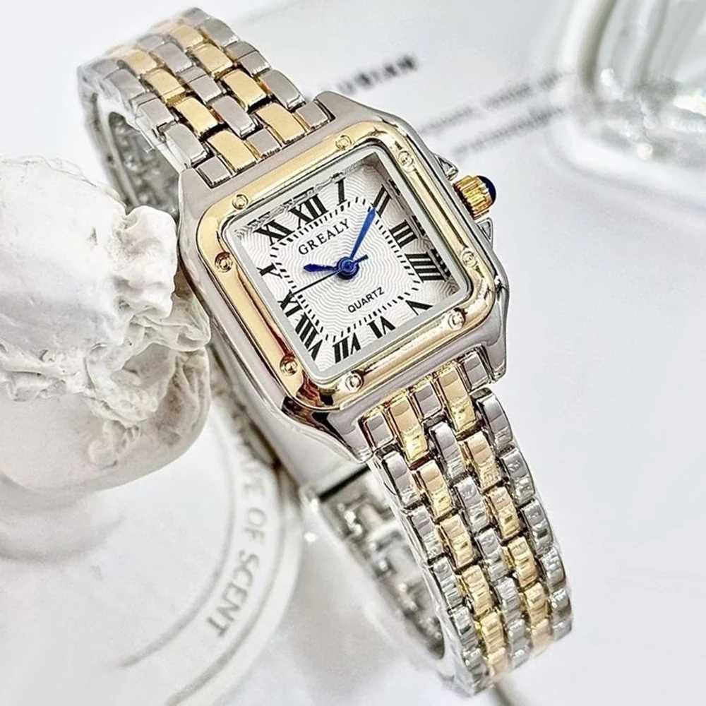New Luxury Women Watch Fashion Square Wristwatch Casual Quartz Watch Simple Rhinestone Ladies Clock Relogio Feminino Woman Watch XJ250527
