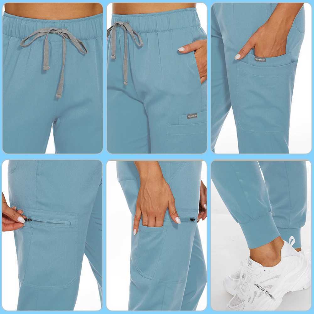Medical Uniform Scrubs Nurse Accessories Uniform Unisex Clinical Overalls Women Men Operating Room Jogger Suit Doctor Tops Pants X250528