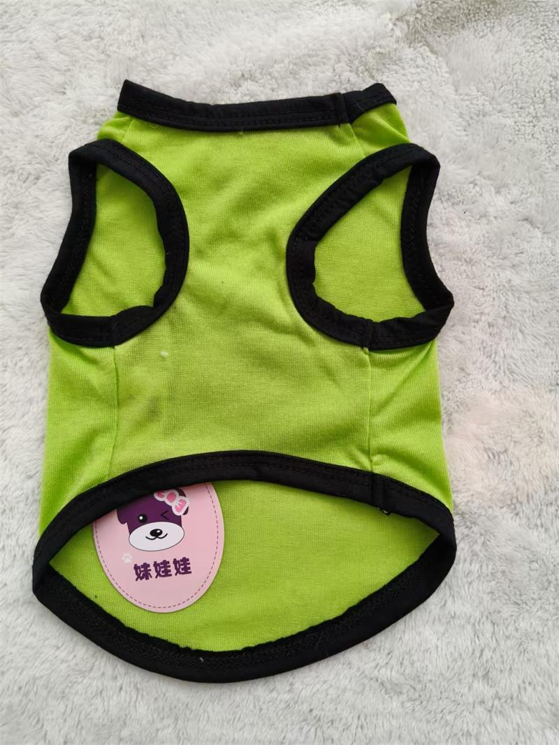Pet clothing, cute letter printed vest