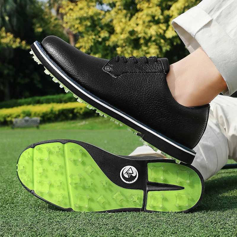 2025New Comfortable Casual Golf Mens Sports Shoes High-Quality Ultra-Fiber Waterproof Cushioning Anti-Slip Sole with Spikes M250528