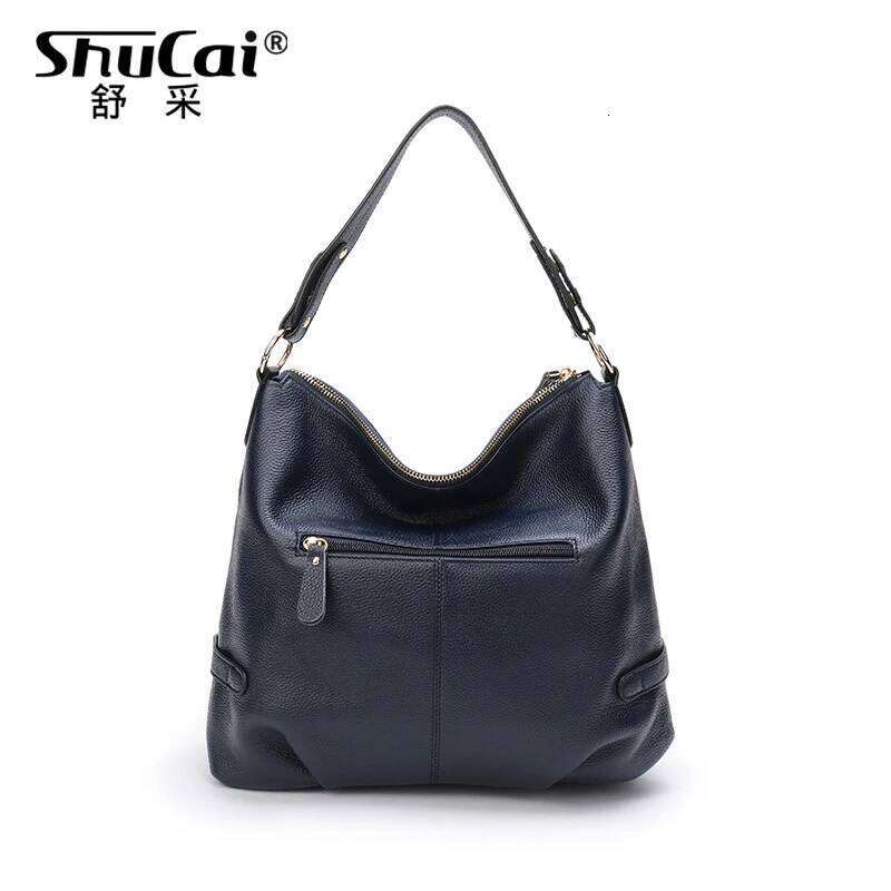woman handbags genuine female hobos shoulder crossbody bags high quality leather totes women big messenger bag