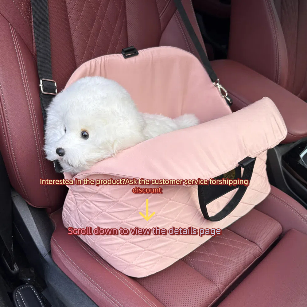 Cat and dog bagCar pet bagSmall dog bagNylon waterproof portable pet bedCrossbody bag
