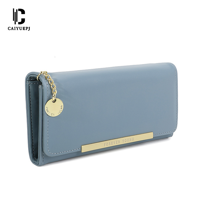 New Women's Long Wallet Coin Wallet Women's Solid Color Zipper Handbag Designer Men's Daily Commuting Fashion Wallet